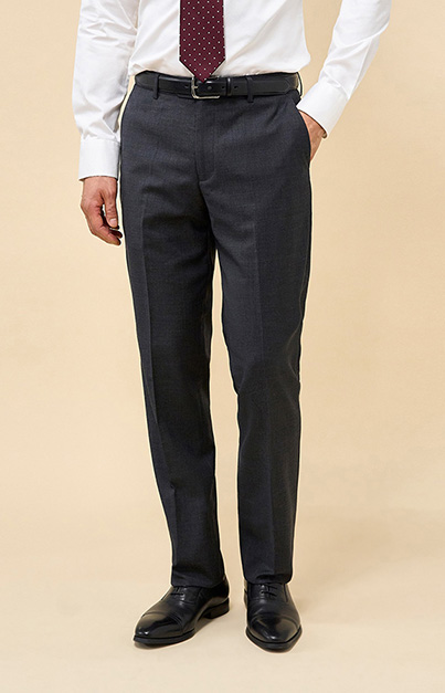 Charcoal Stretch Trousers